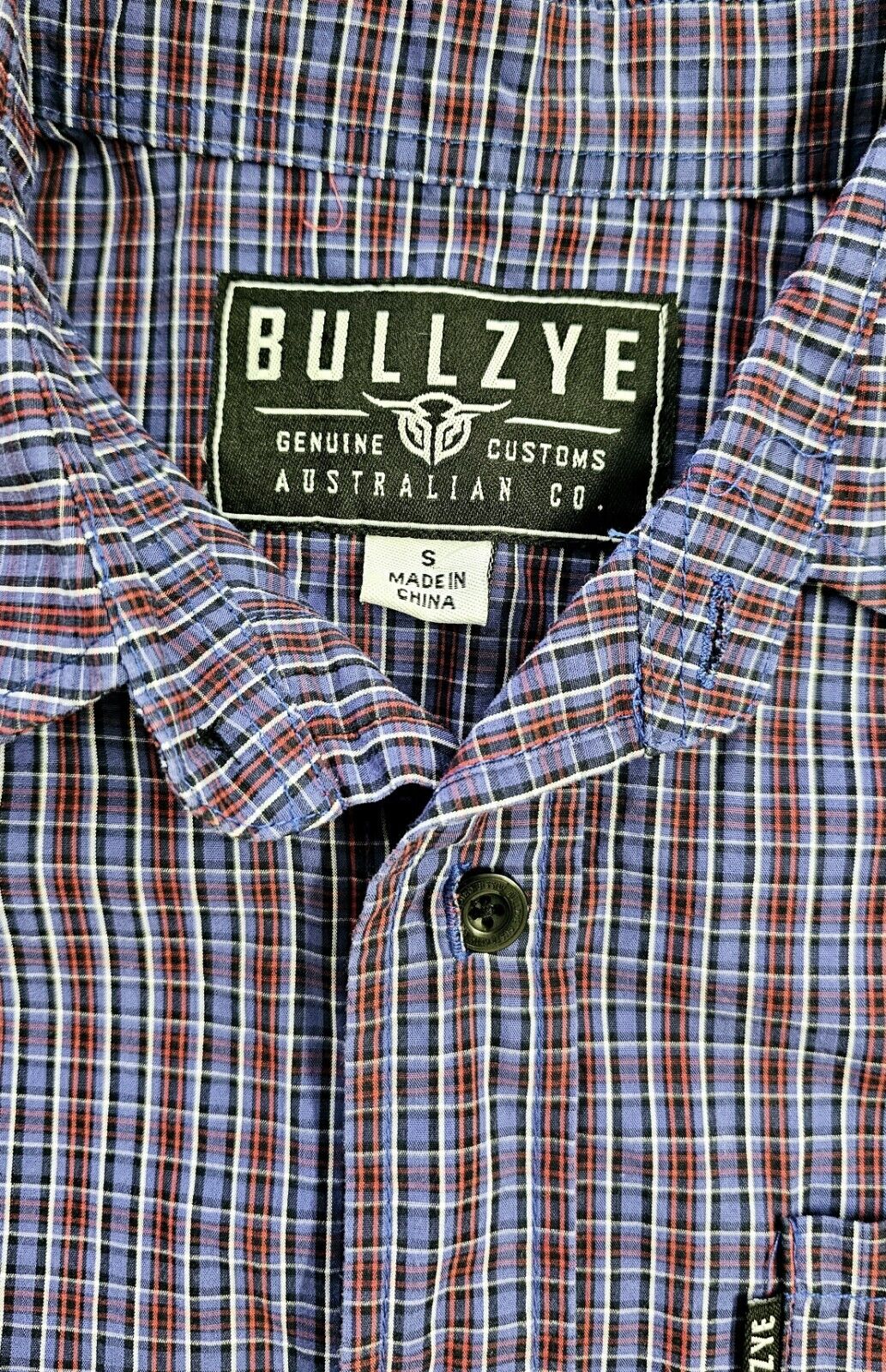 Bullzye Customs Long Sleeve Mens Shirt Size S