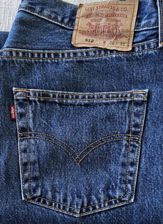 Levi's 512 Straight Leg Men's Jeans Size 36 x 30