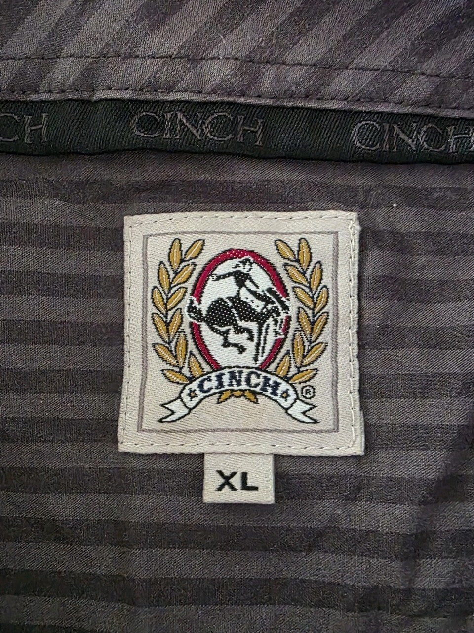 Cinch Western Long Sleeve Shirt Mens Size XL