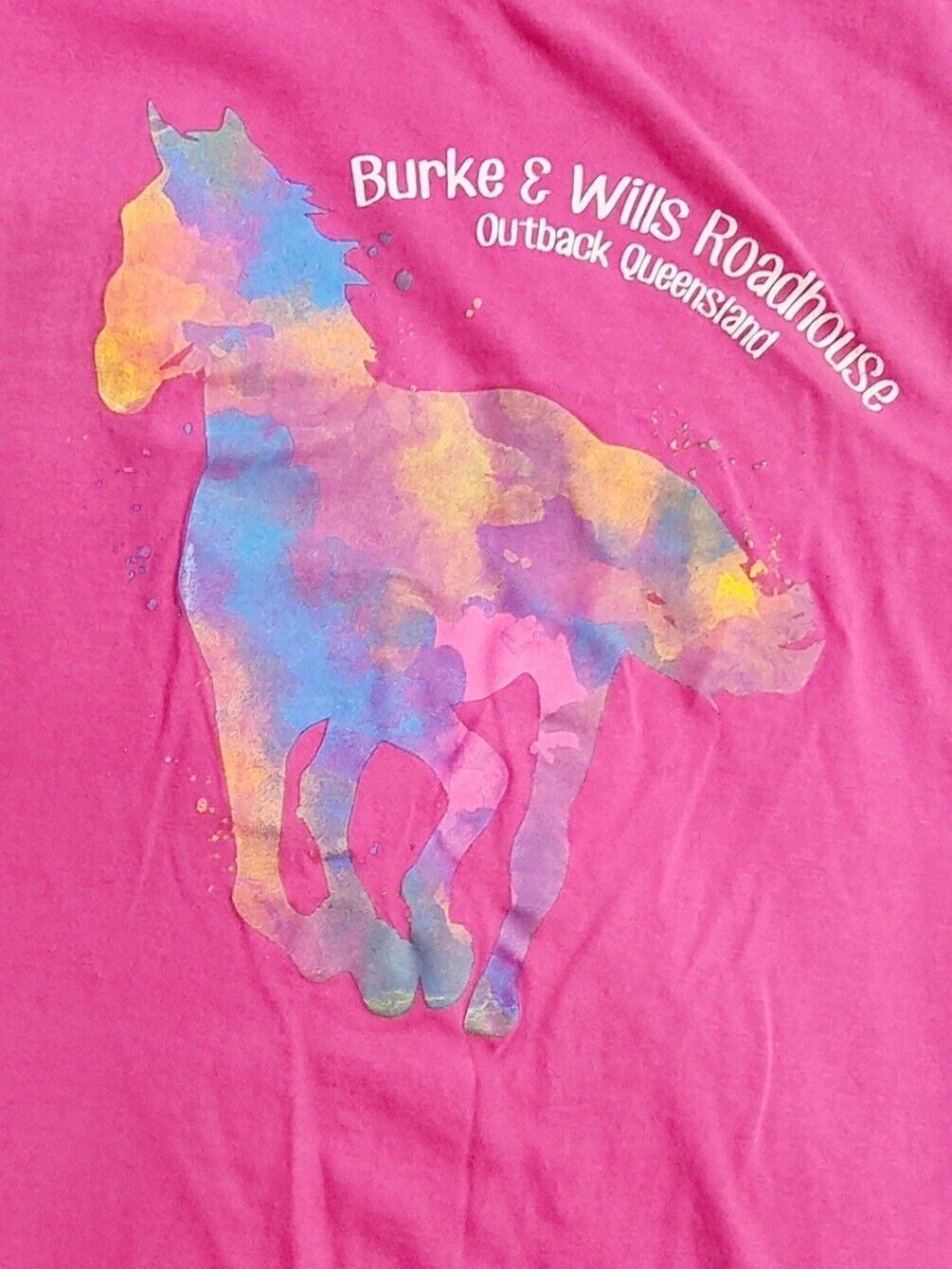 Burke & Wills Roadhouse Outback Queensland Singlet Ladies Size 16