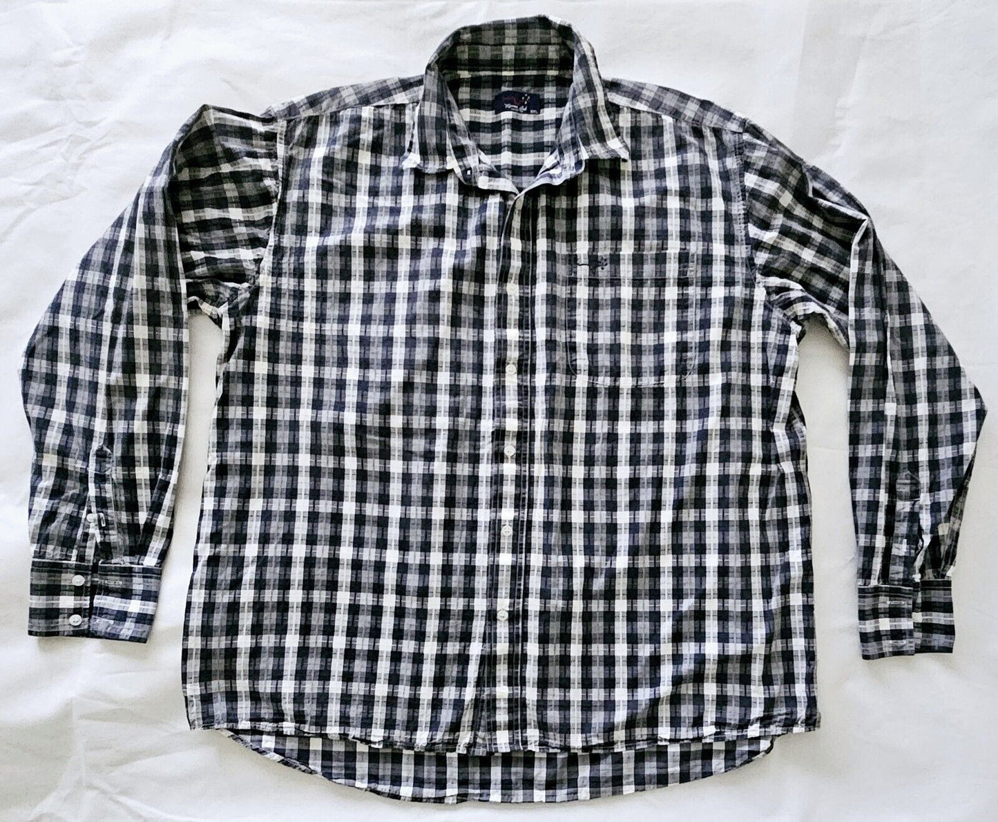 Pure Western Long Sleeve Check Shirt Men's Size 3XL