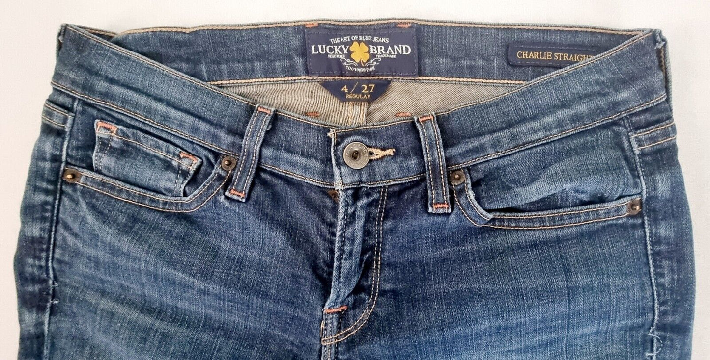 Lucky Brand Jeans, Charlie Straight, Ladies Size 27
