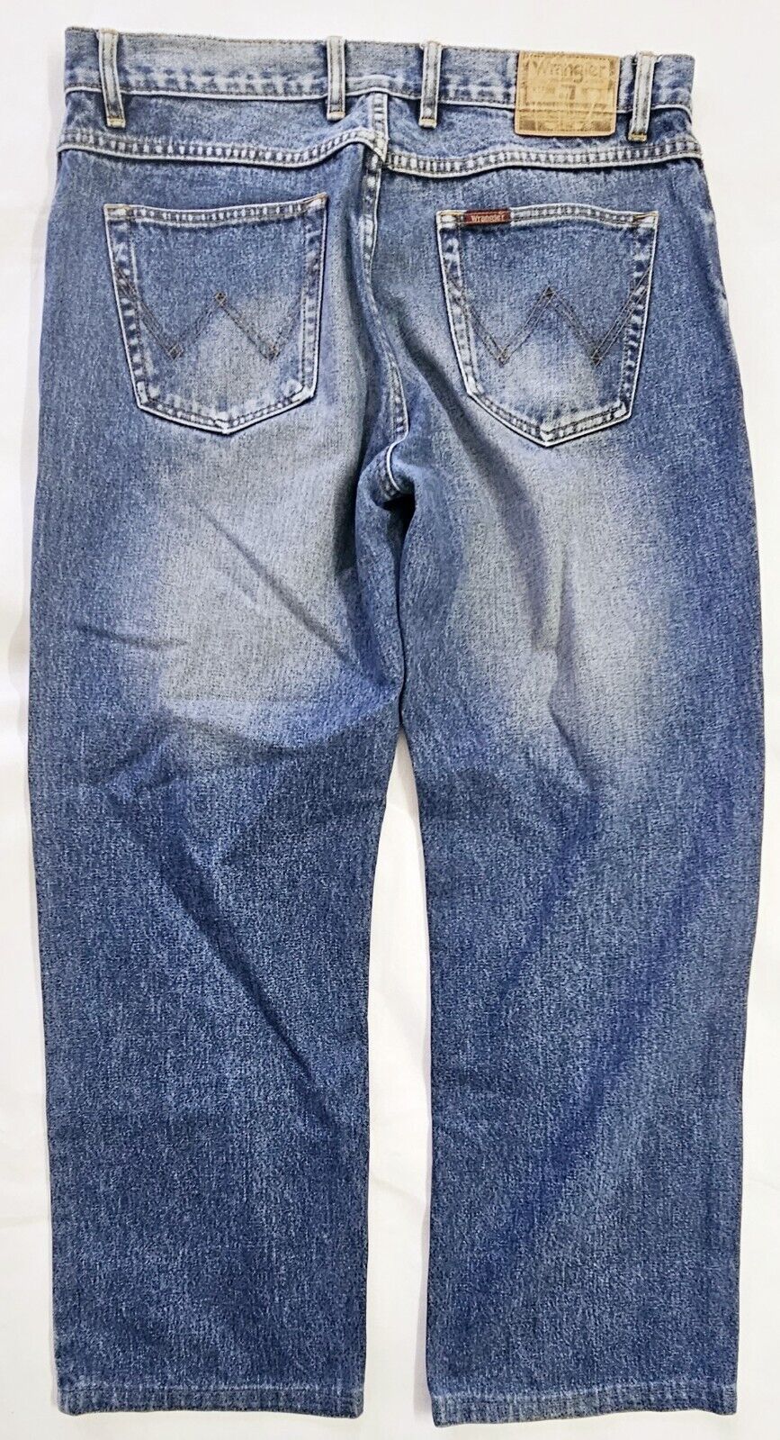 Wrangler Classic Straight Leg Denim Jeans Mens Size 36x29
