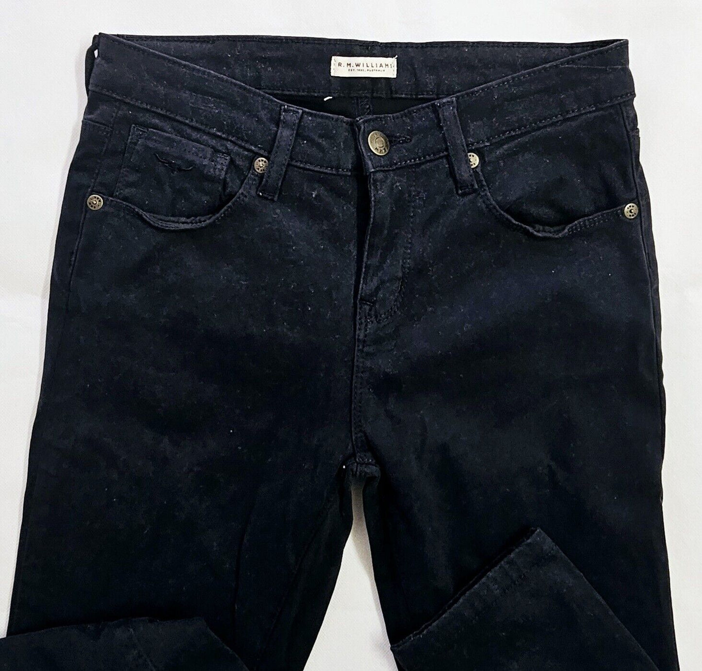 R.M. Williams Victor Jean - Navy Slim Fit Men's Size 27x32