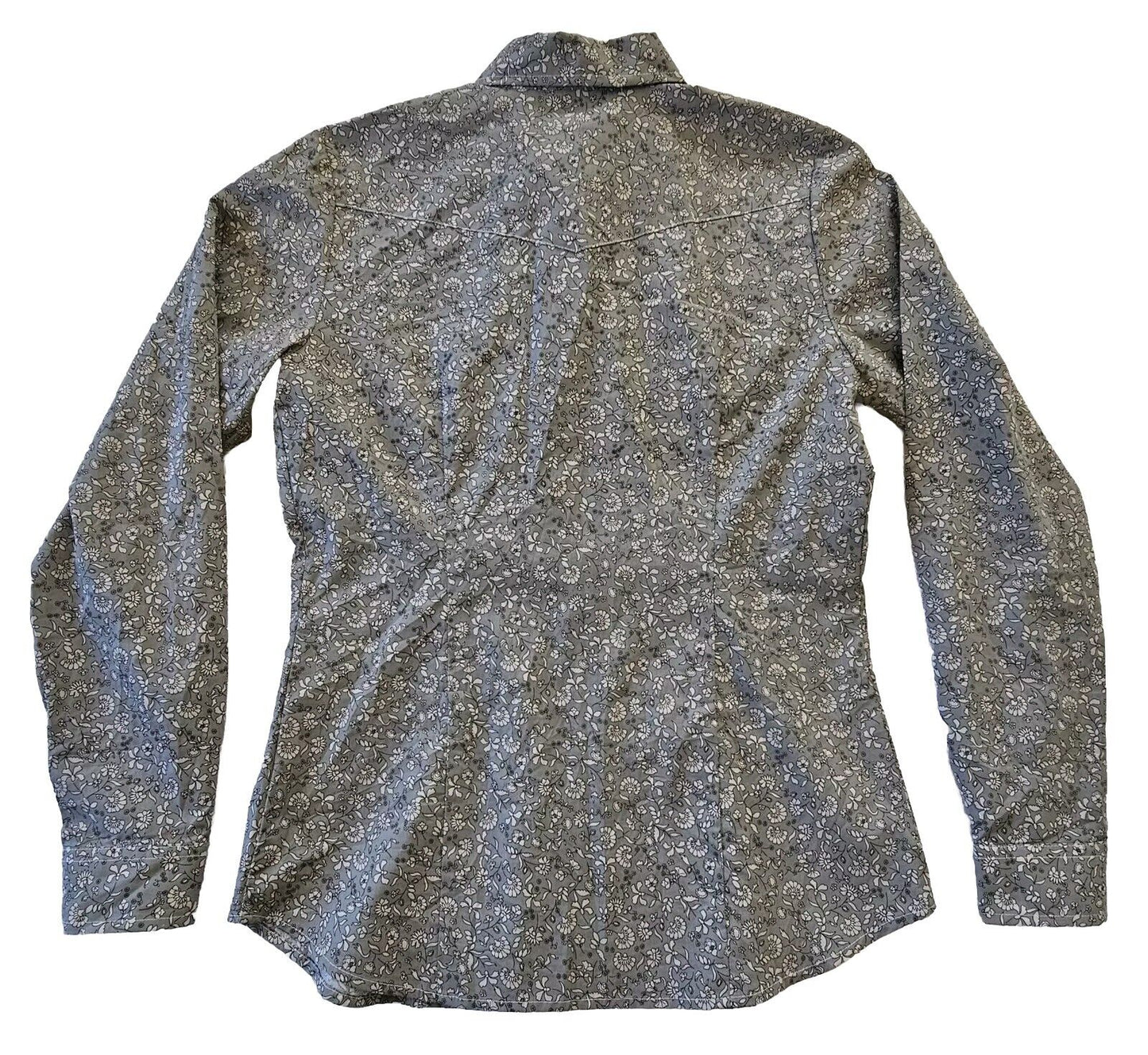 Roper Western Riding Long Sleeve Shirt Ladies Size Small