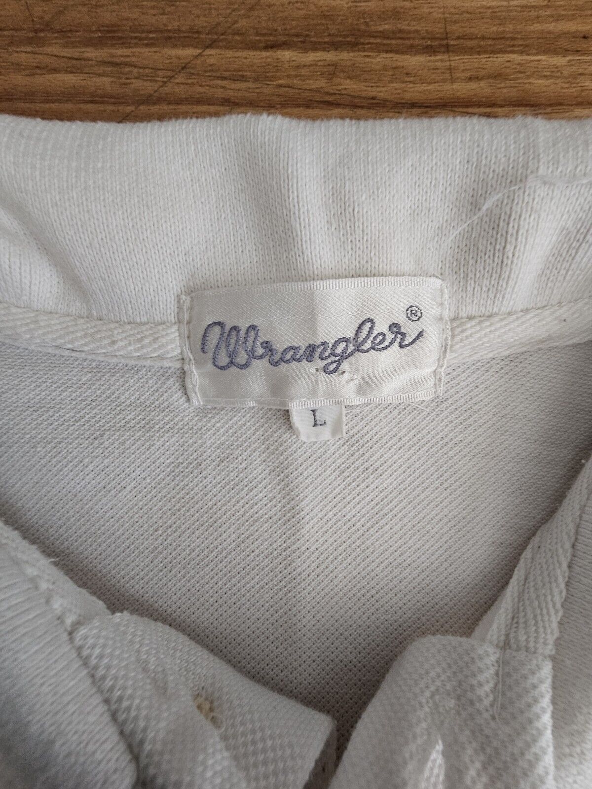 Wrangler Stealth Logo Cropped Polo Shirt Ladies Size Large