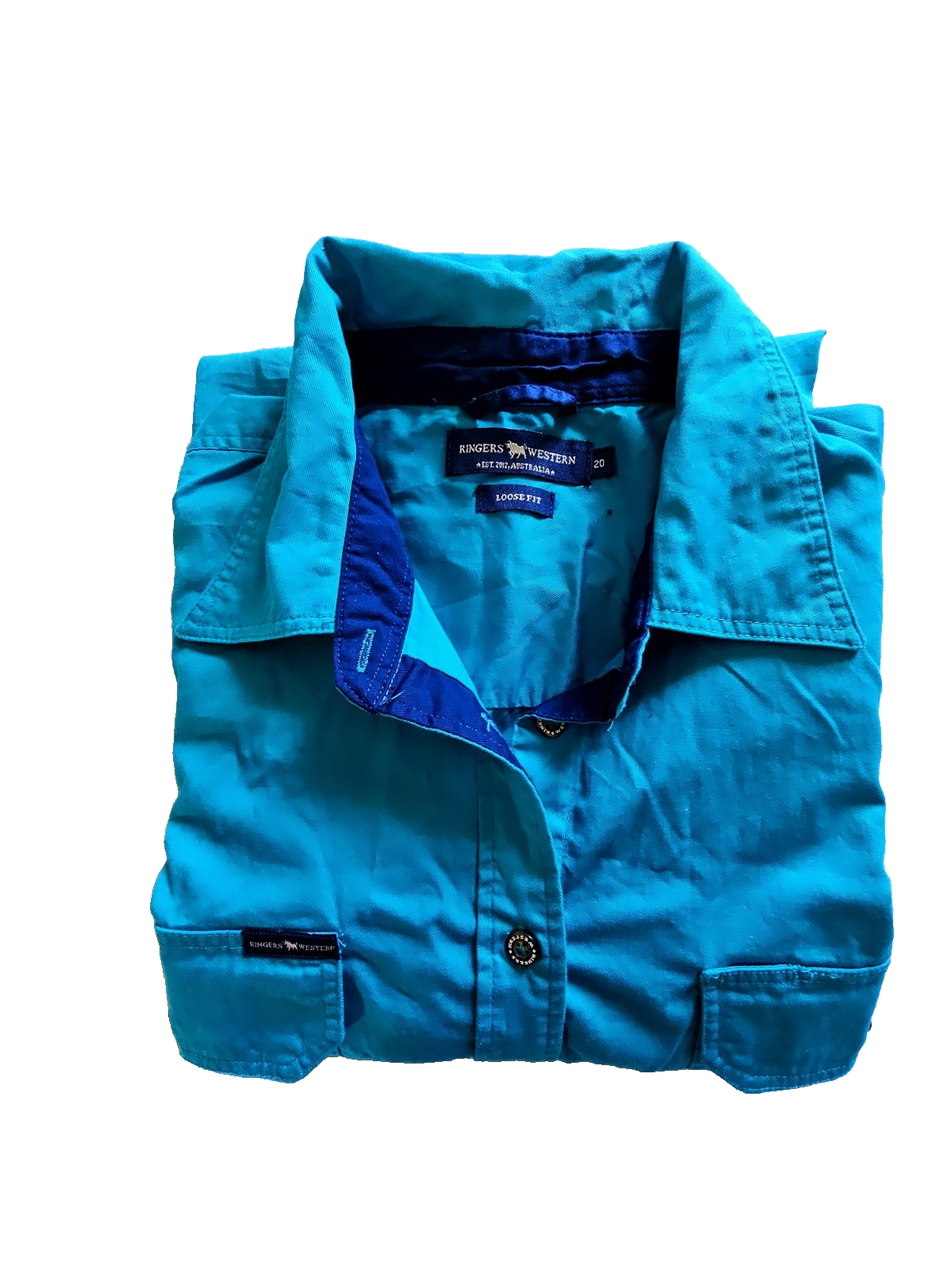 Ringers Western Pentecost River Full Button Work Shirt - Ladies Size 20
