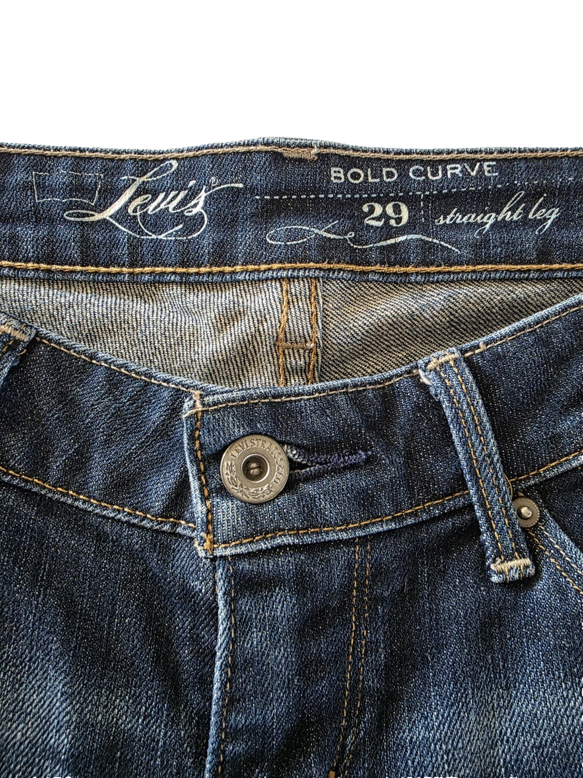 Levi's Bold Curve Straight leg Jeans Ladies Size 29 x 33