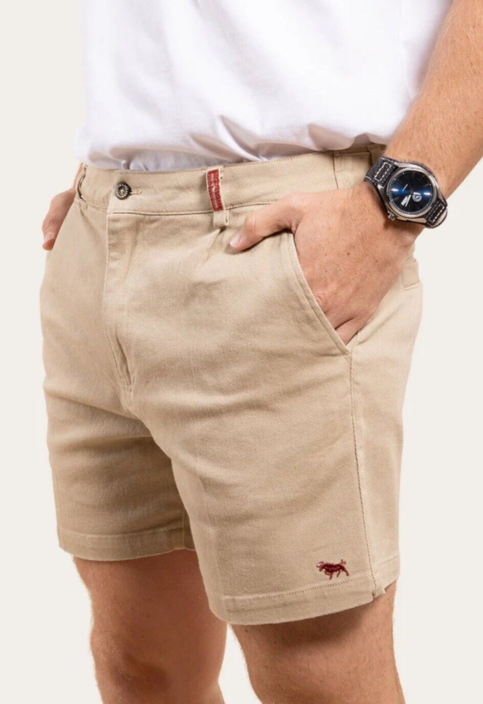 Ringers Western Cloncurry Men's Heavy Weight Work Short Camel 30