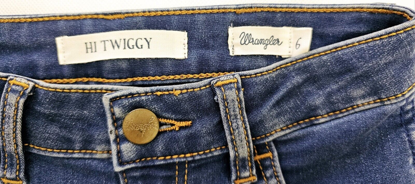 Wrangler Jeans Hi Twiggy High Rise ladies Size 6