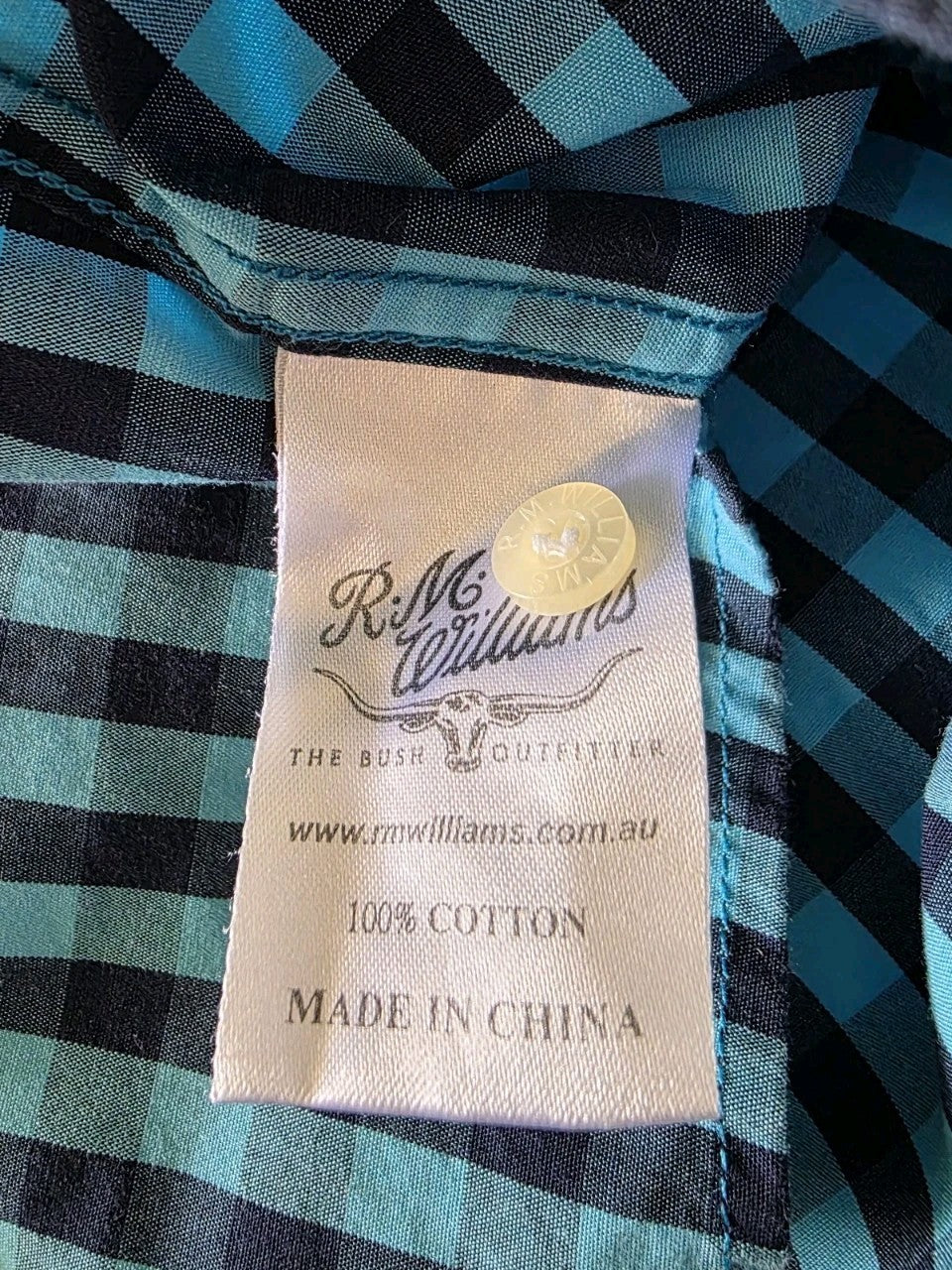 R.M Williams Stockyard Semi Fitted Ladies Western Arena Shirt Size 18