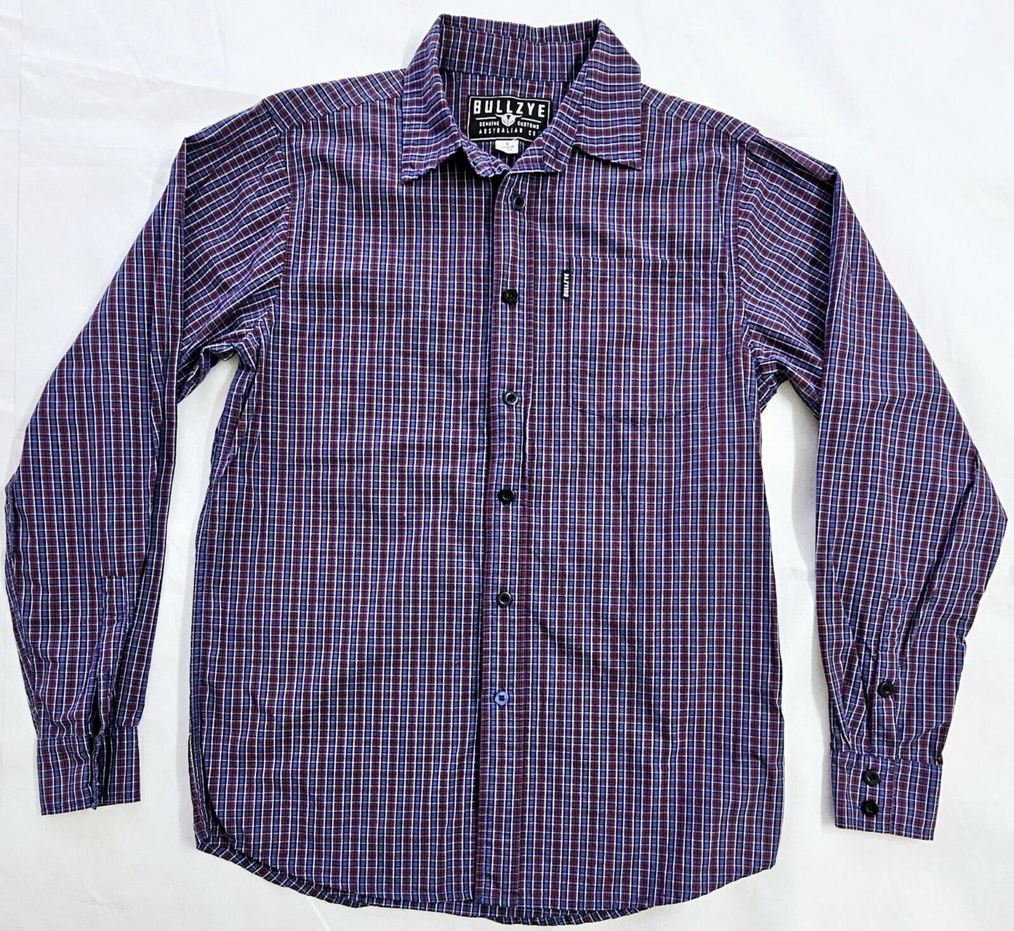 Bullzye Customs Long Sleeve Mens Shirt Size S