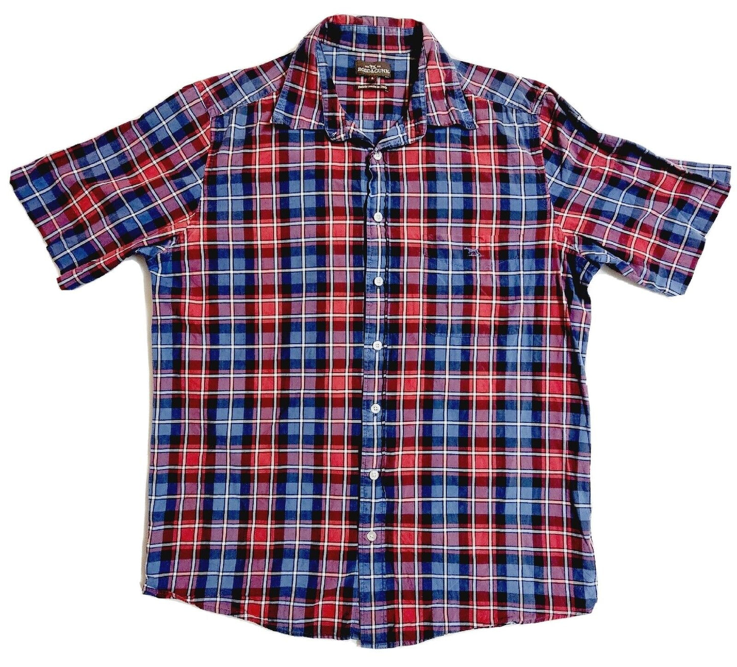 Rodd & Gunn Short Sleeve Check Shirt Men's Size L