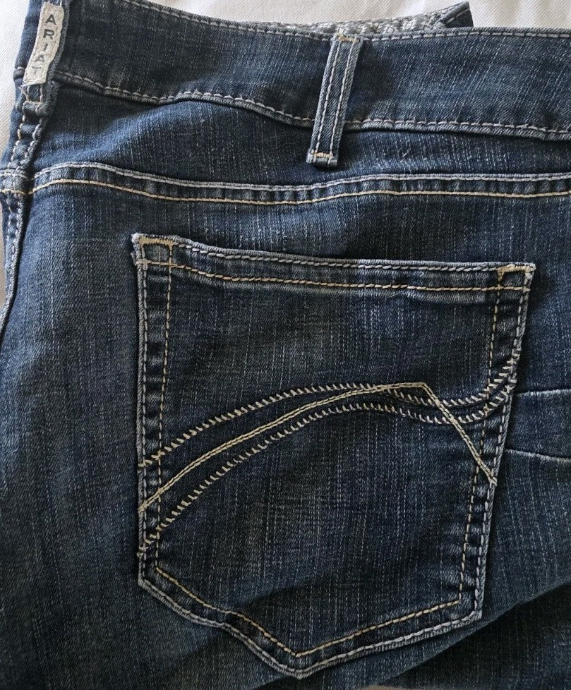 Ariat REAL denim Perfect Rise Bootcut Ladies Jeans Size 22WR