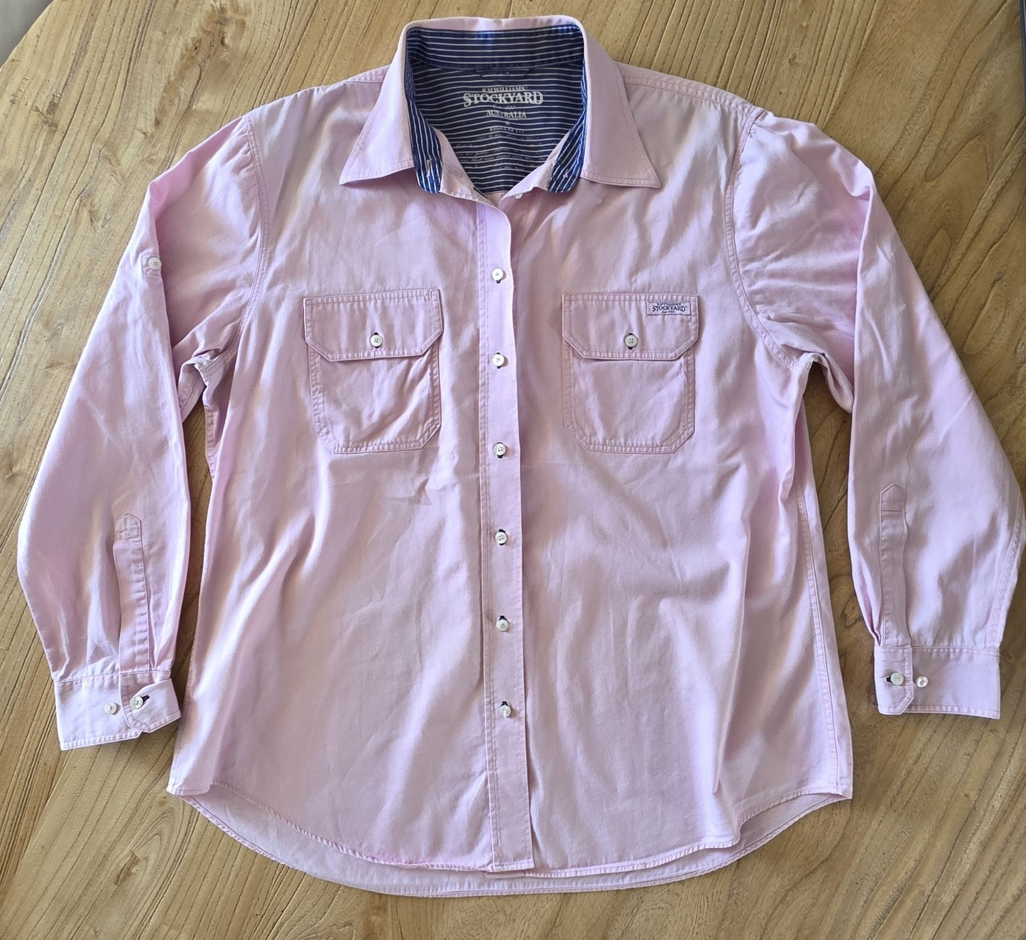 R.M Williams Stockyard Regular Fit Ladies Western Arena Shirt Size 18