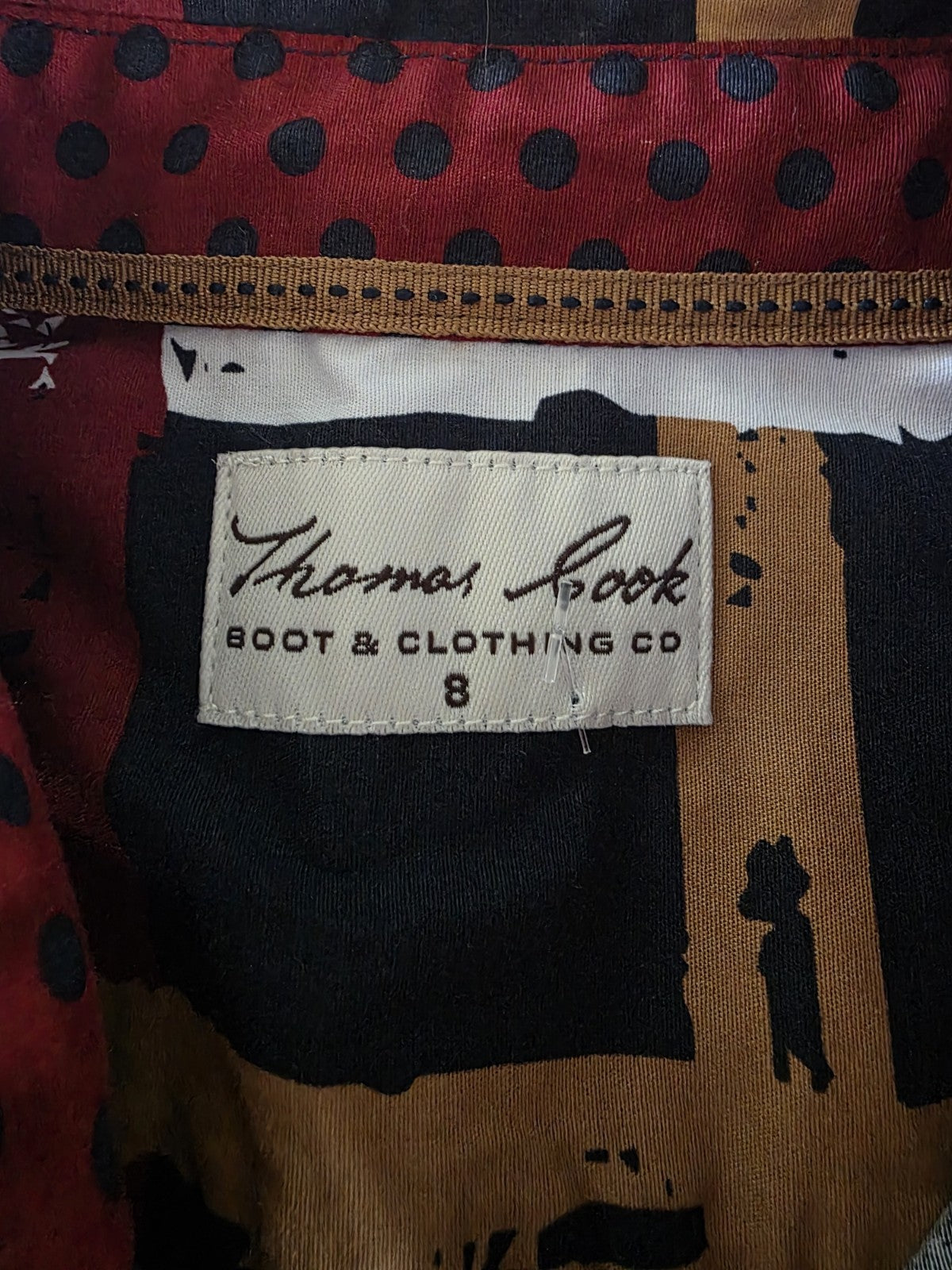 Thomas Cook Stretch Long Sleeve Shirt Ladies Size 8