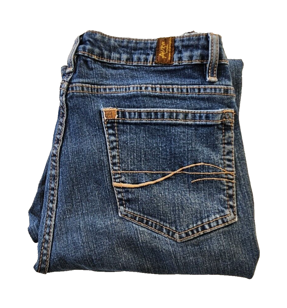 Wrangler Aura Denim Regular Rise straight Jeans ladies Size 28" x 31"