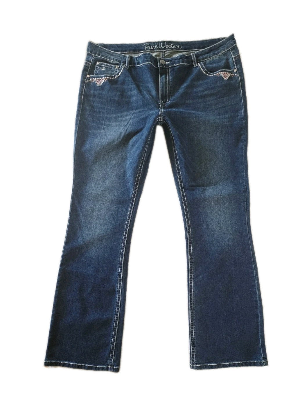 Pure Western Bootcut Jeans Ladies Size 18