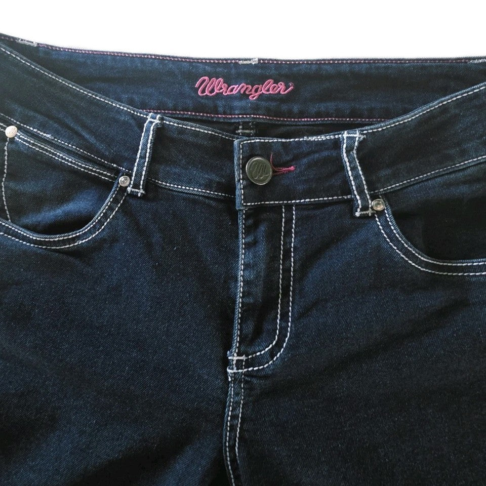 Wrangler Mid Rise Jackson Jewels Jeans Ladies Size 5/6 x 29