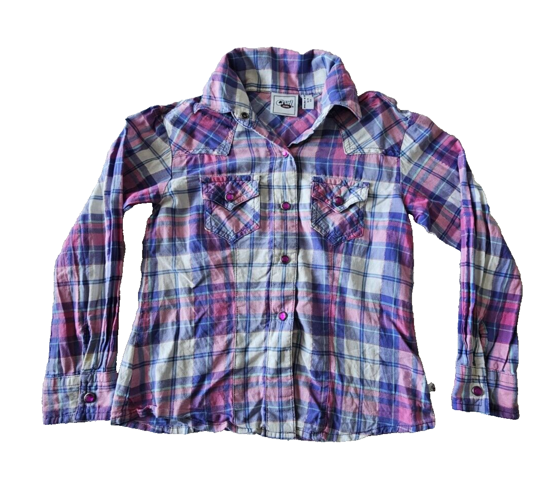 Cruel Girl Western Rodeo Girls Shirt Size XS 4/5