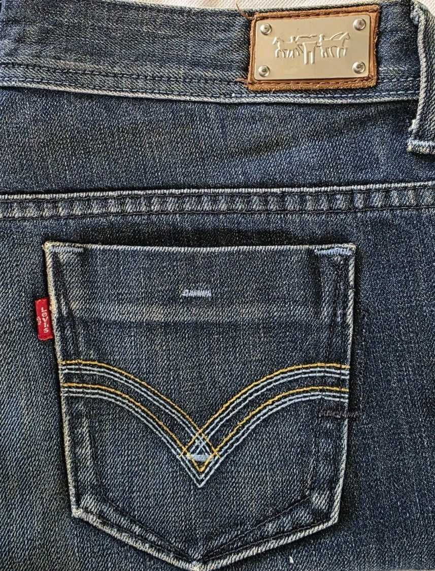 Levi's White Label 856 Low Wide Flare Denim Jeans Ladies Size 11