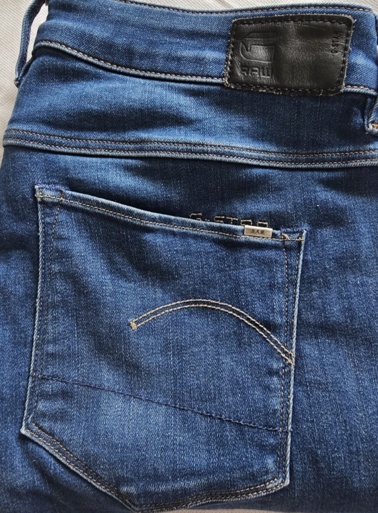 G-star Raw 3301 Contour High Straight Ladies Jeans Size 29 x 29