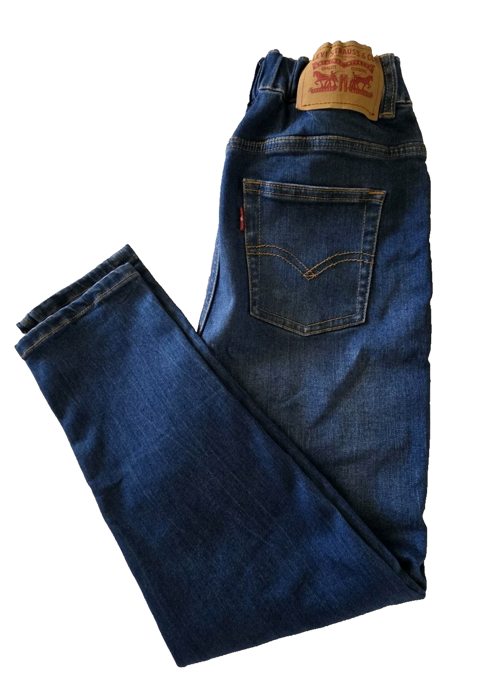 Levi's Patchwork Levi Ladies Shin length Jeans Size Small Short