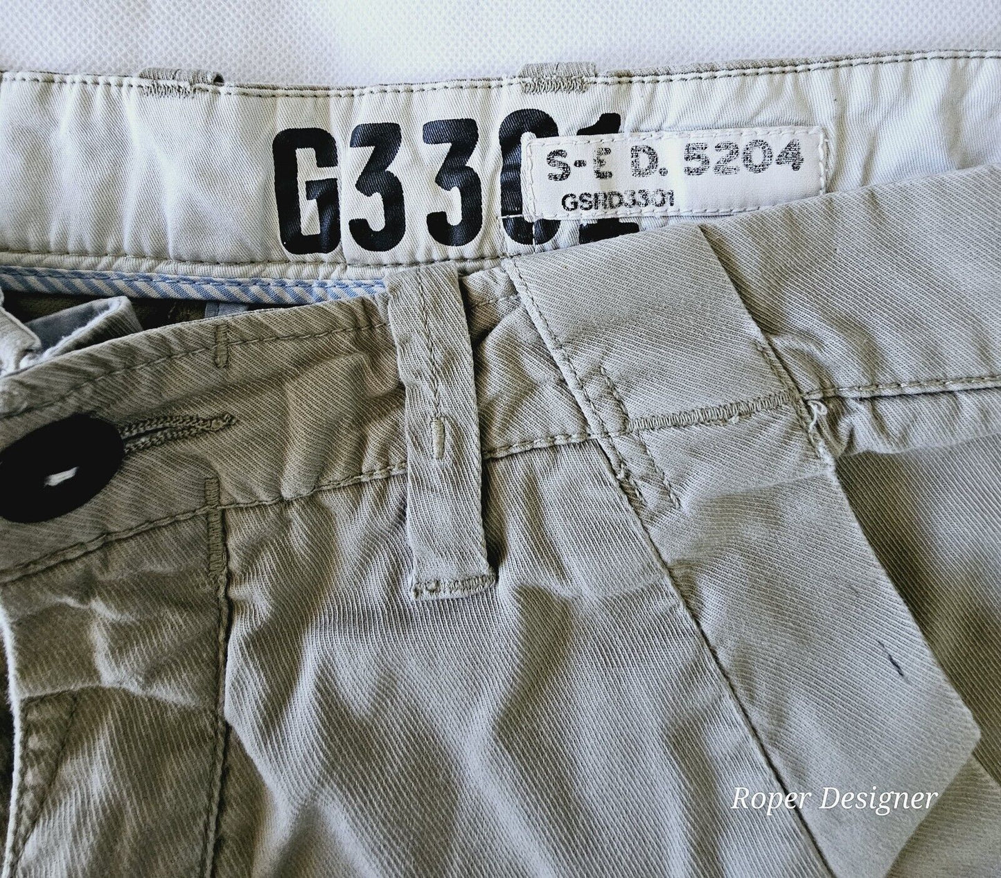G-Star Raw Laundry Bronson Chino Shorts Ladies Size 27