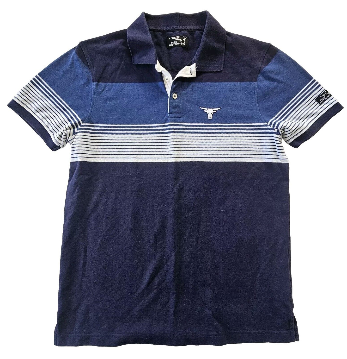 Pure Western Polo Shirt Men's Size Medium