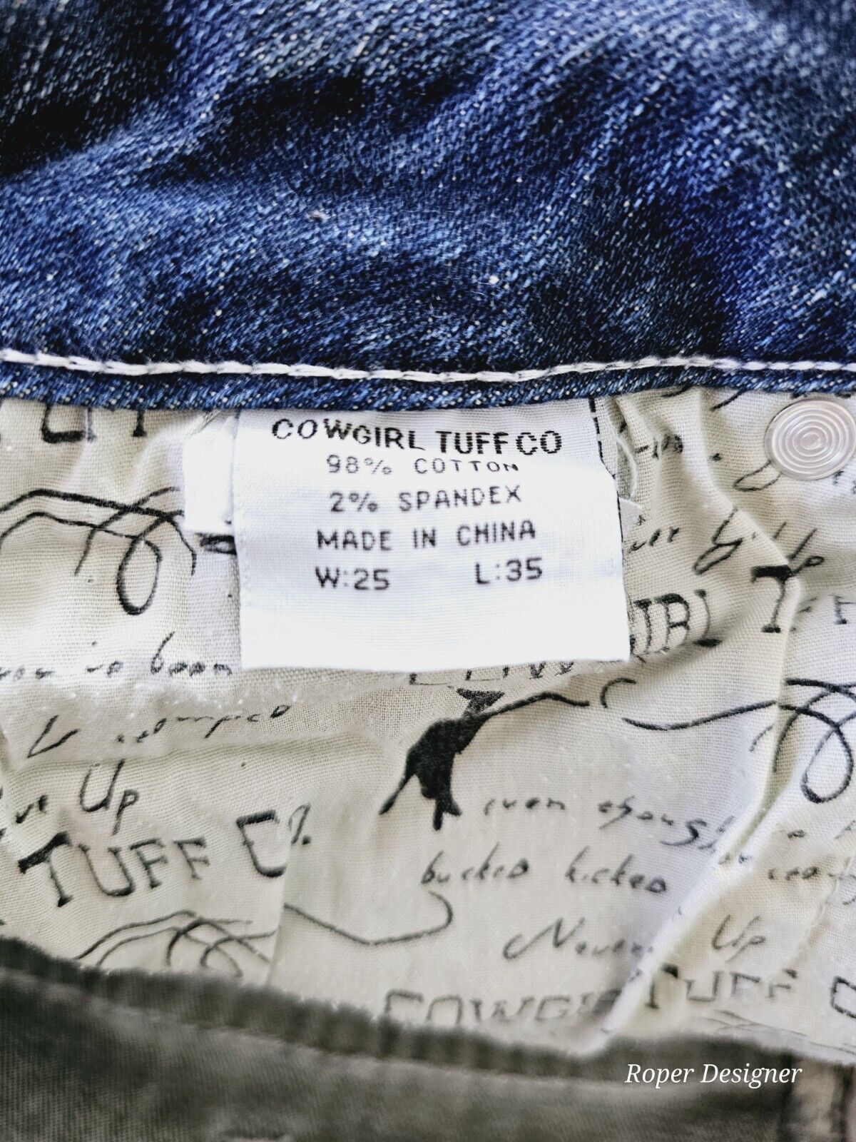 Cowgirl Tuff Houston Cutoff Shorts Ladies Size 25