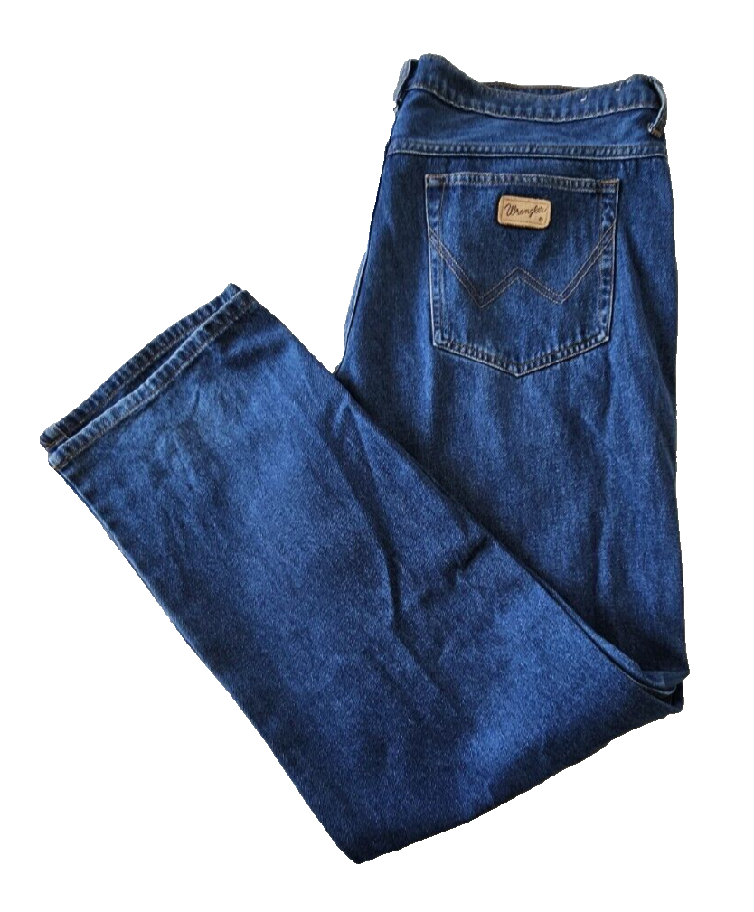 Wrangler Straight Leg Denim Jeans Men's Size 42 x 35