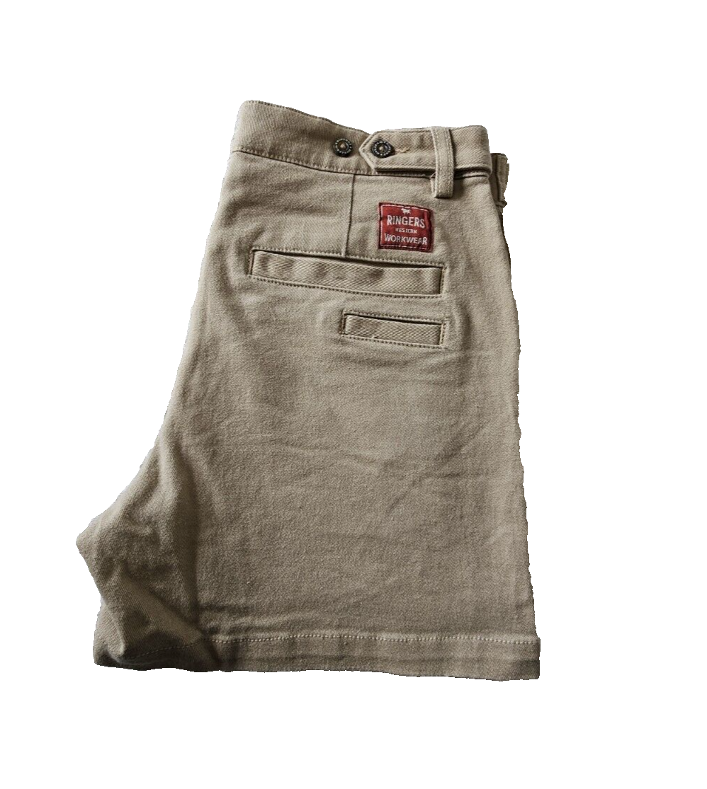 Ringers Western Cloncurry Men's Heavy Weight Work Short Camel 30