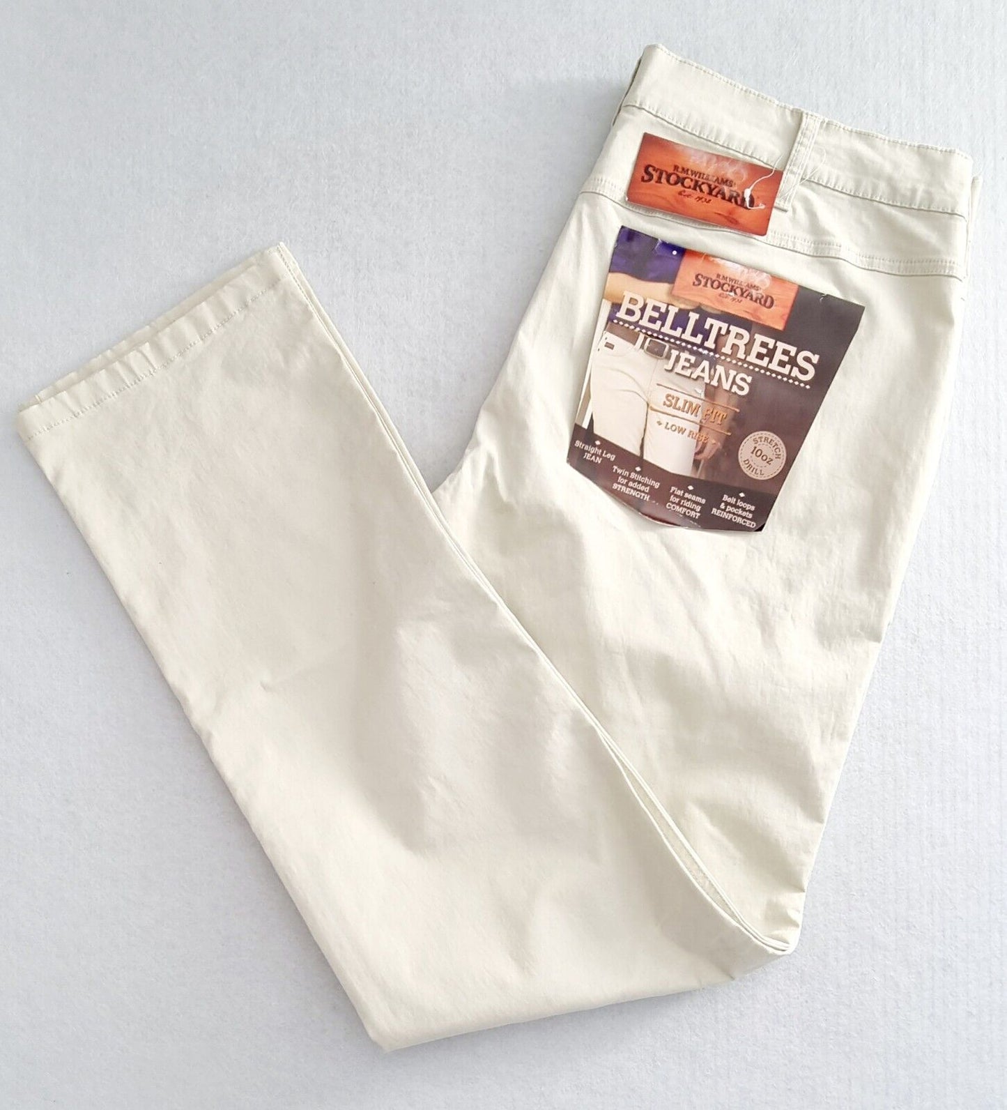 R.M. Williams Stockyard Belltrees Straight Leg Ladies Jeans NEW Size 18R RRP $89