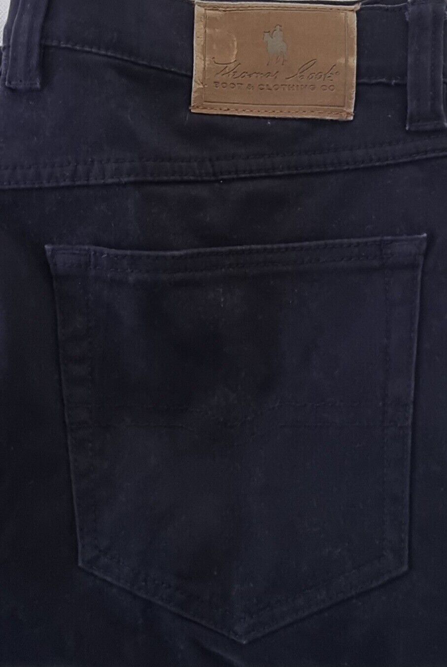 Thomas Cook Genuine Comfort Waist Navy Pants Men's Size 35 x 32