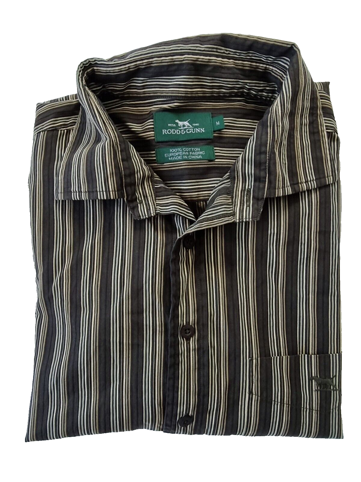 Rodd & Gunn Striped Men's Long Sleeve Shirt Size M