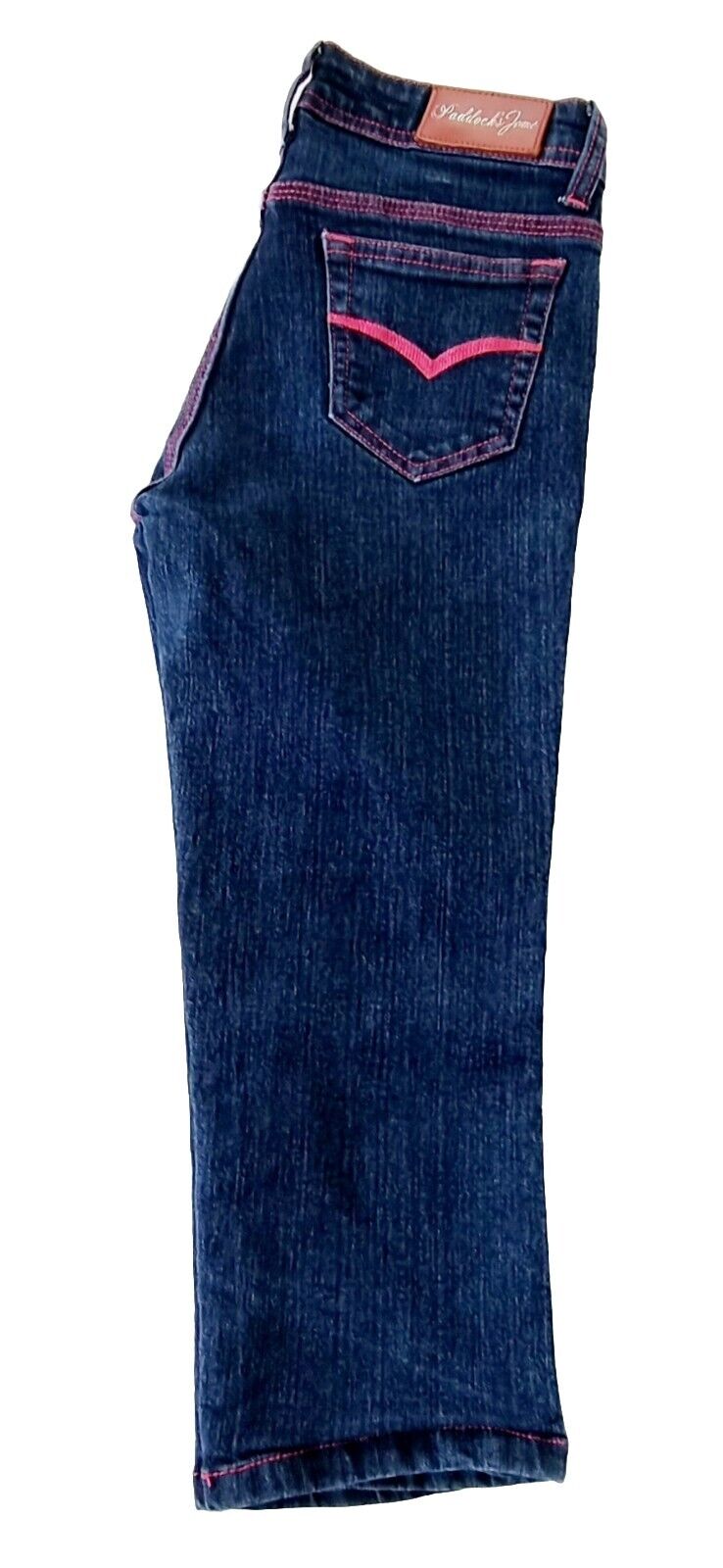 Paddock's Capri Blue Jeans Pink stitch Ladies Size 27