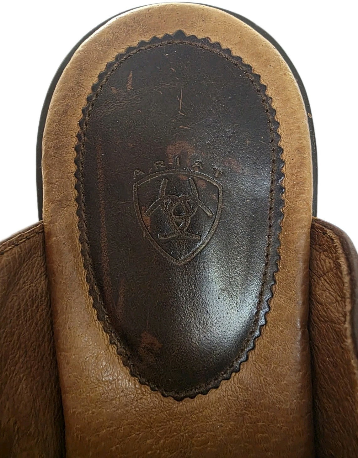 Ariat Western Mules Cowboy Pointed Toe Brown Slip-On Heel Women's Size 7B