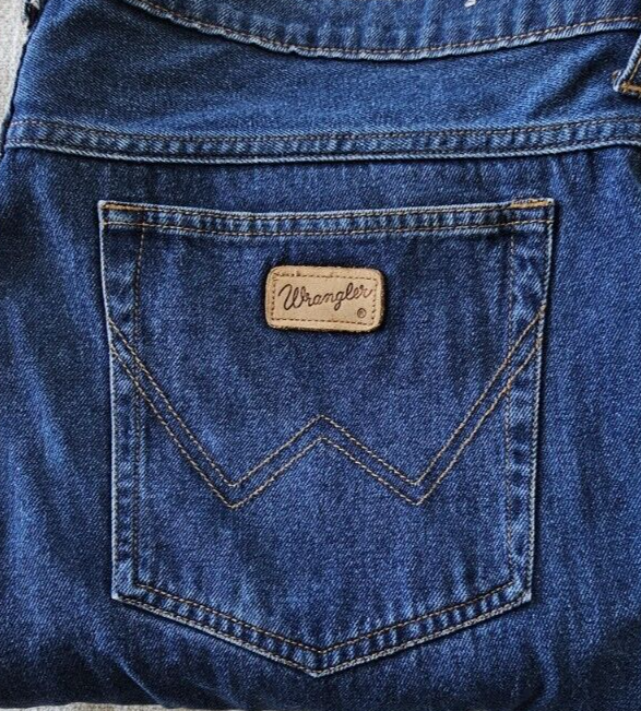Wrangler Straight Leg Denim Jeans Men's Size 42 x 35