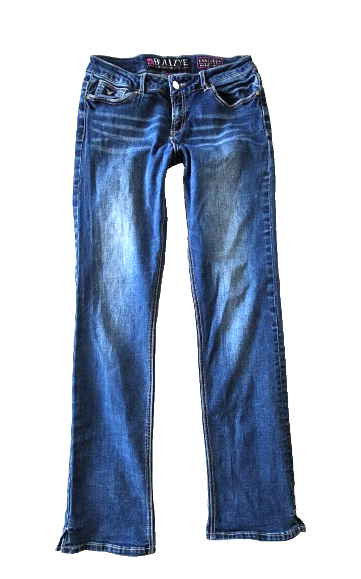 Bullzye Easyrider Mid Rise Easy Fit Boot Cut Ladies Jeans Size 9 x 32