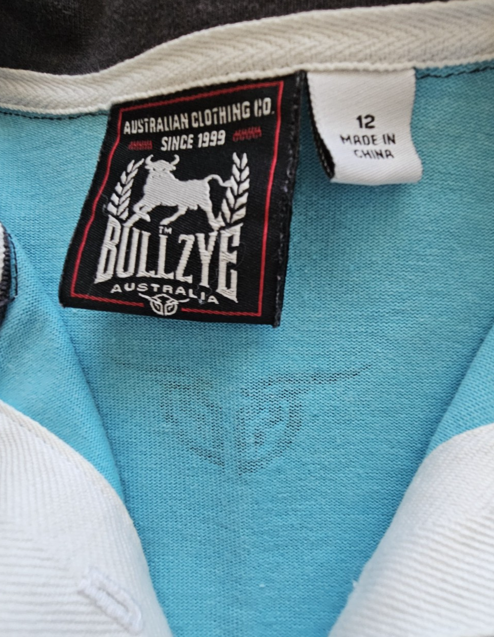 Bullzye Retro Logo Rugby Jersey Ladies Size 12