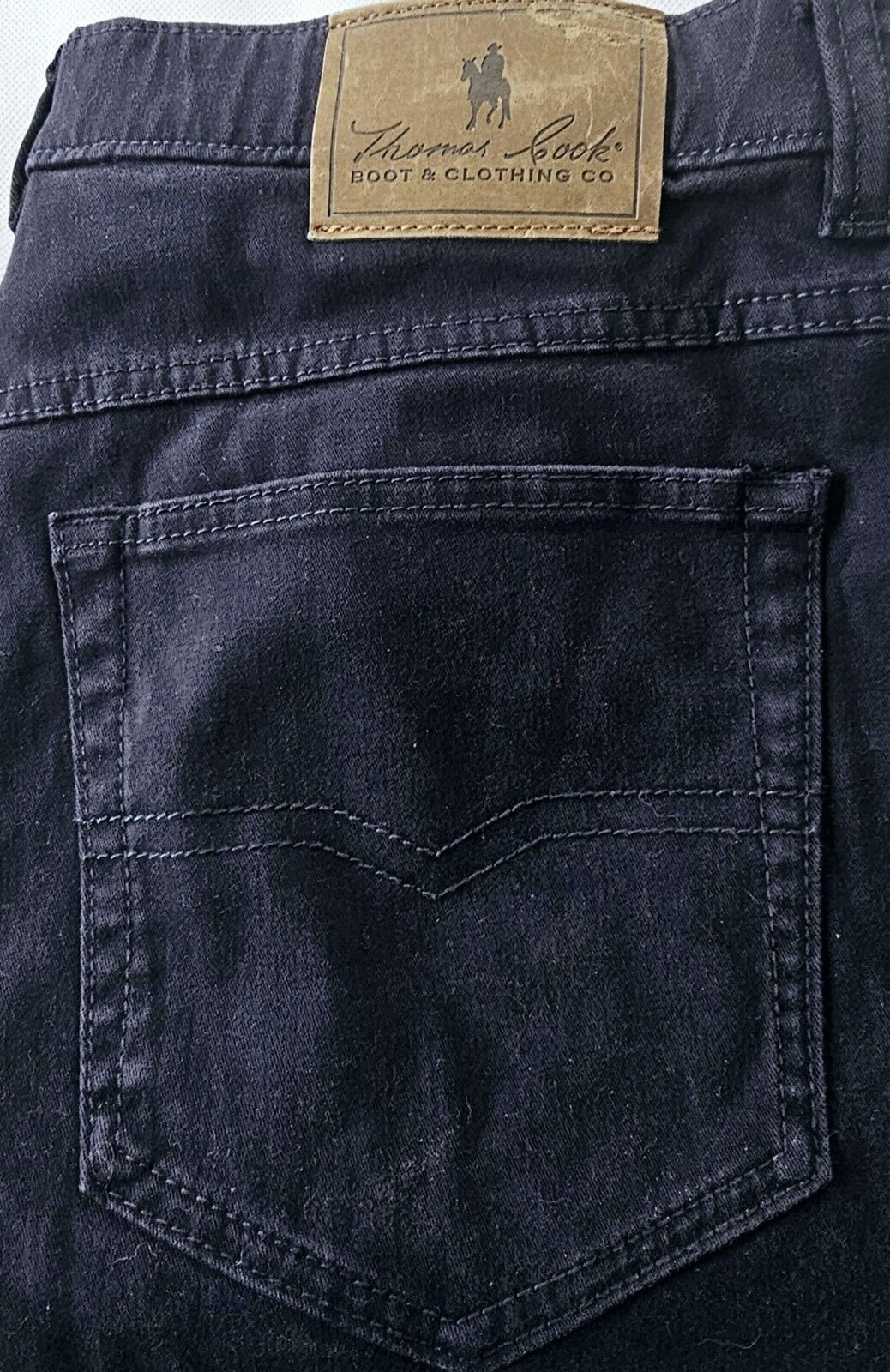 Thomas Cook Genuine Comfort Waist Navy Pants Men's Size 36x27