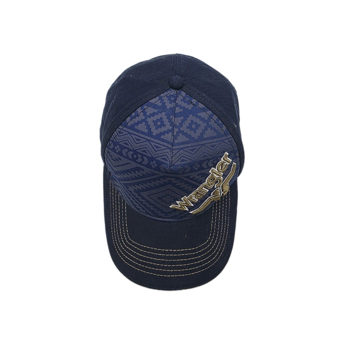 Wrangler Aztec Logo Design Cap Adjustable Strap