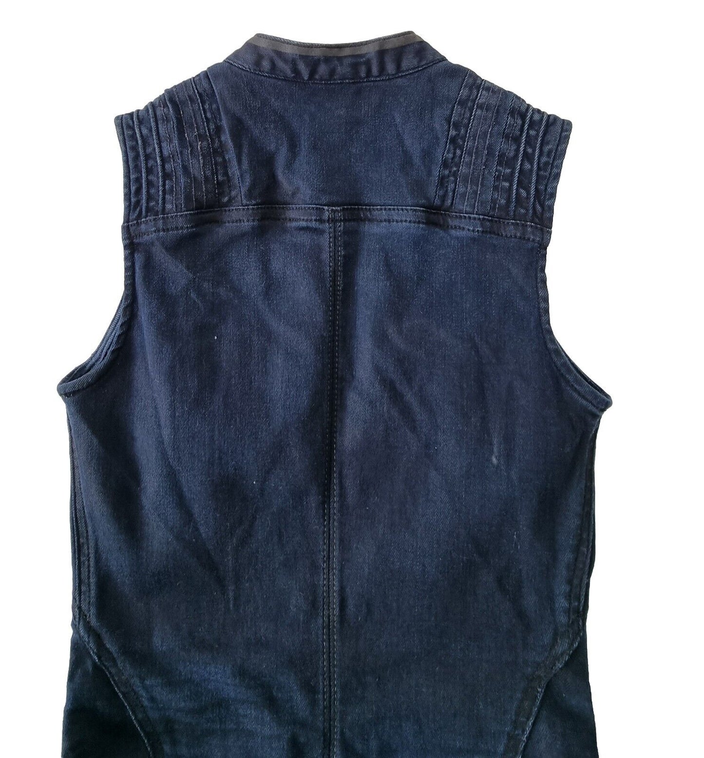 G-Star RAW Lynn Avity Vintage 3D Aged Zipped Slim Dress Ladies Size XS