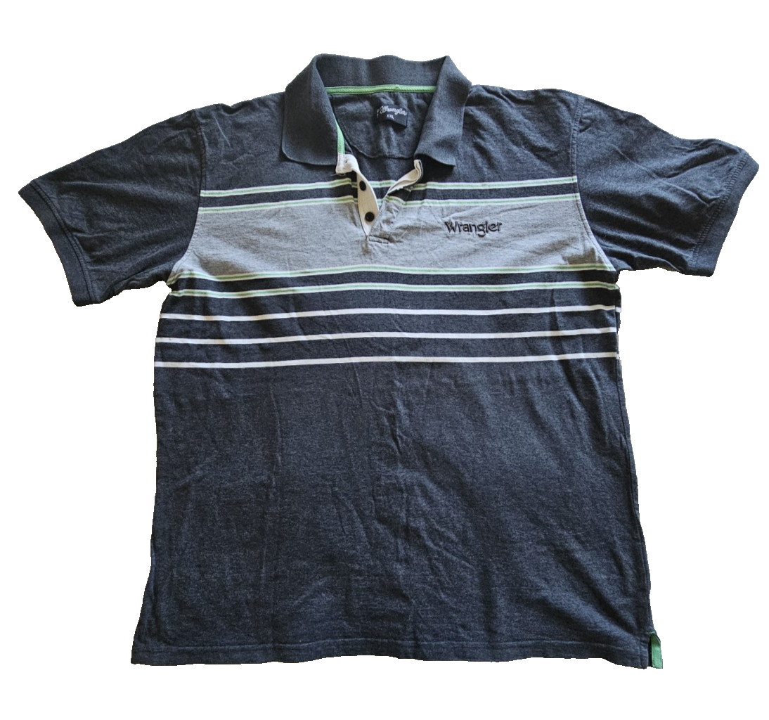 Wrangler Men's Polo Striped Shirt Size 2XL