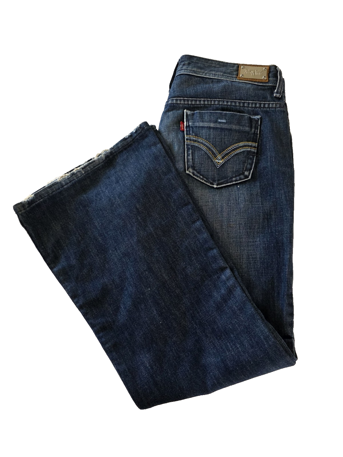 Levi's White Label 856 Low Wide Flare Denim Jeans Ladies Size 11