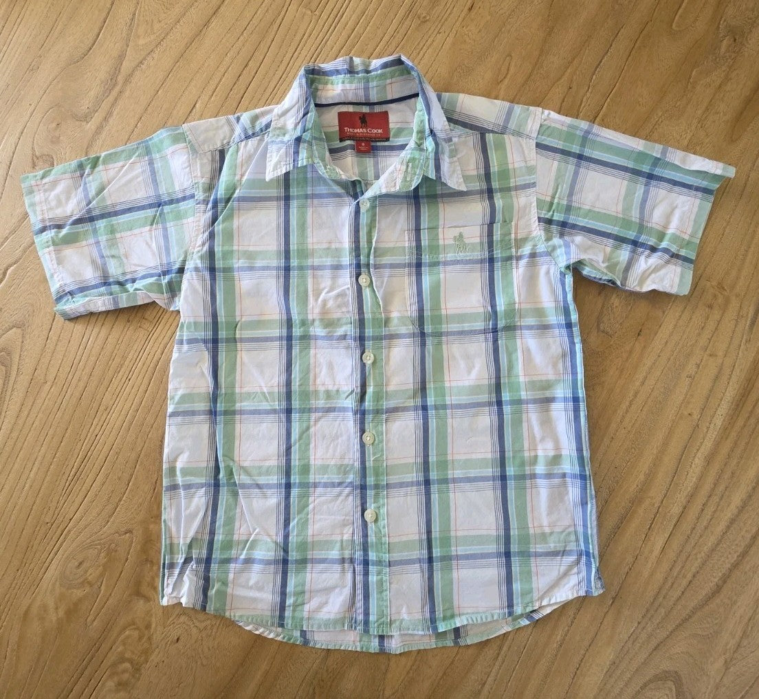 Thomas Cook Western Short Sleeve Shirt Boys Size 8