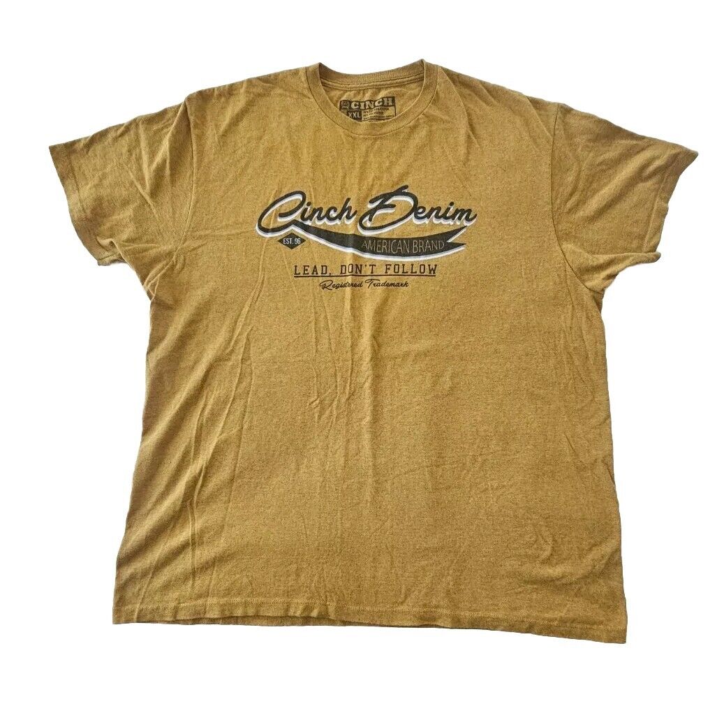 Cinch Western, Lead, Don't Follow Men's T-Shirt Size 2XL