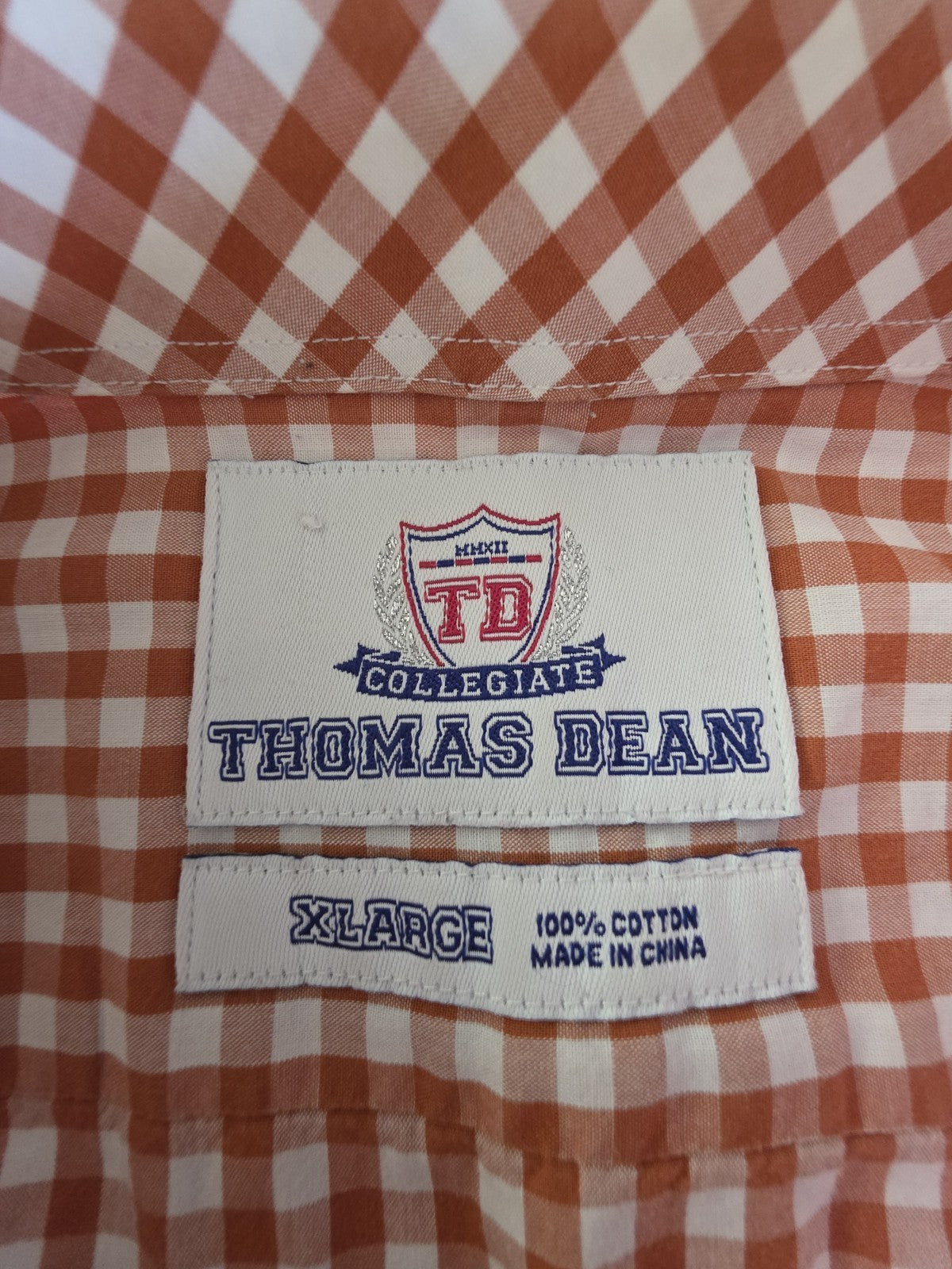 Thomas Dean Mens Shirt Size XLarge