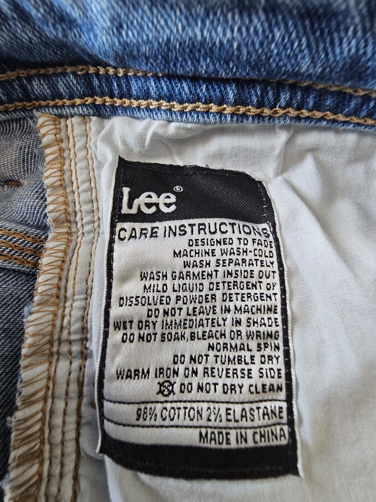 LEE Z Roller Tapered Skinny Men's Jeans Size 32