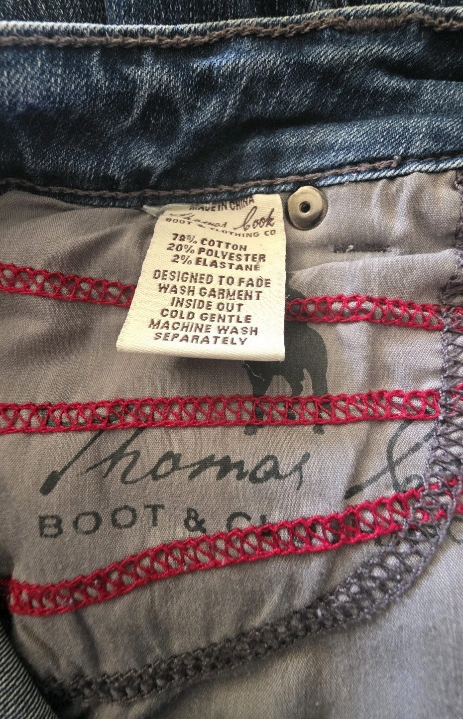 Thomas Cook Wonder Jeans Tapered Leg Ladies Jeans Size 8
